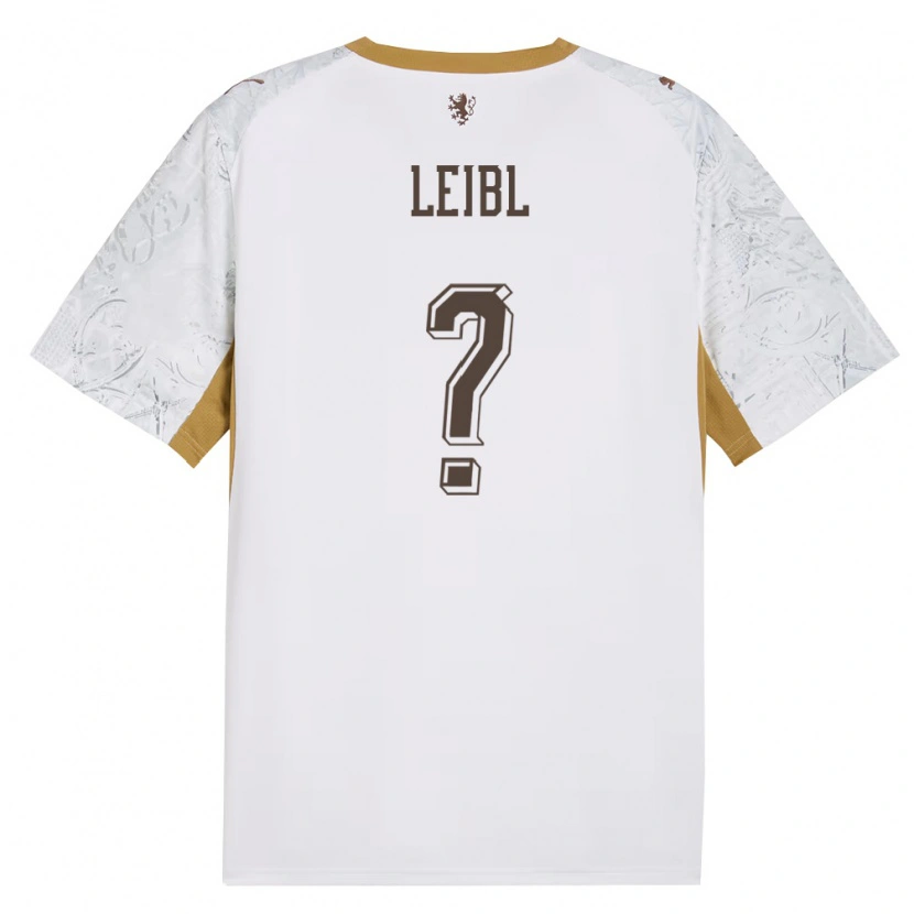 Danxen Hombre Camiseta Chequia Adam Leibl #0 Marfil Oro Gris 2ª Equipación 26-28 La Camisa México