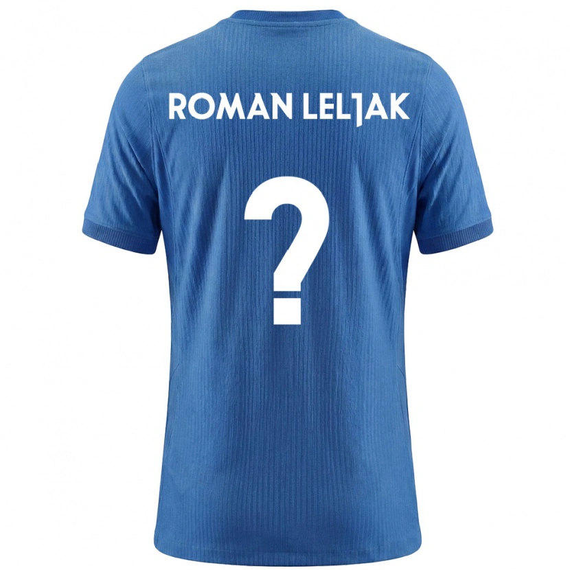 Danxen Hombre Camiseta Eslovenia Nejc Roman Leljak #0 Azul Blanco 2ª Equipación 26-28 La Camisa México