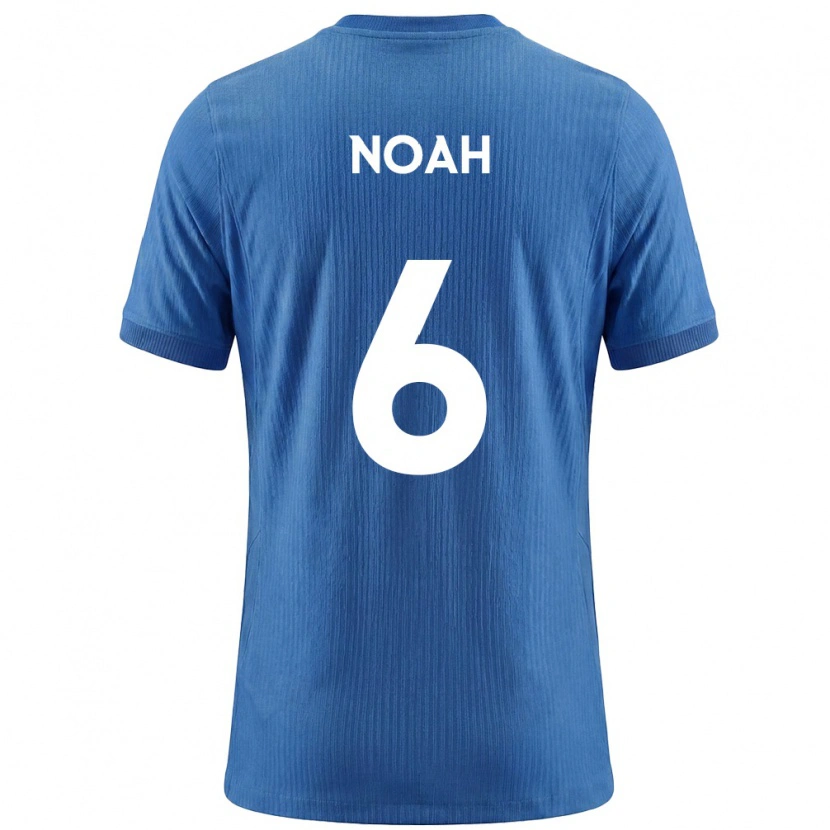 Danxen Hombre Camiseta Eslovenia Noah Weißbach #6 Azul Blanco 2ª Equipación 26-28 La Camisa México