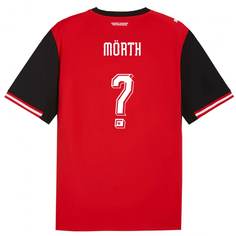 Danxen Mujer Camiseta Austria Romeo Mörth #0 Negro Blanco 1ª Equipación 26-28 La Camisa México
