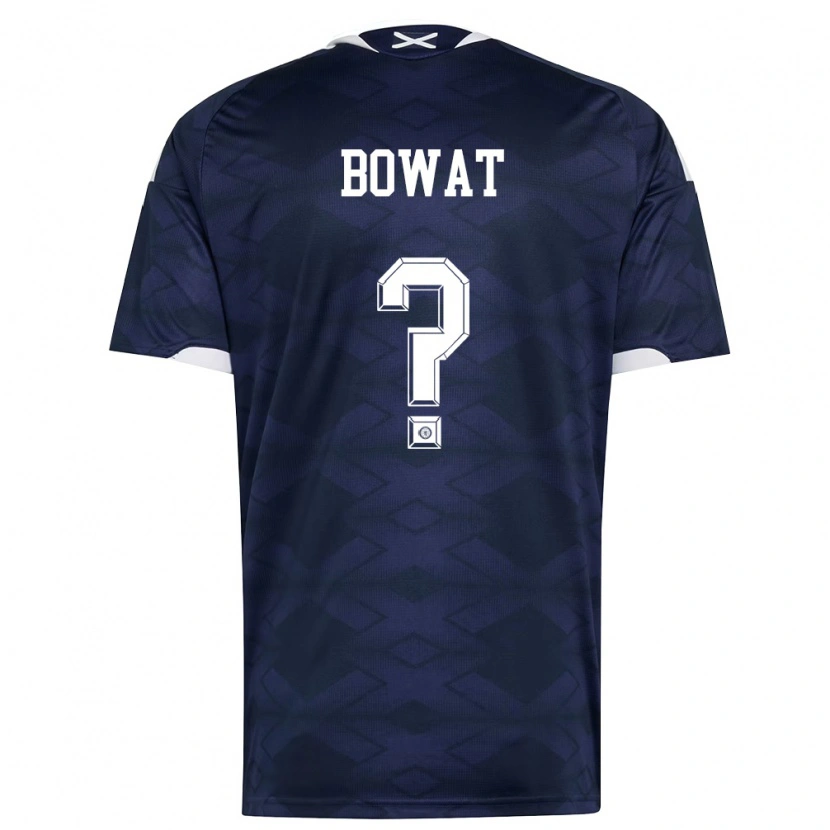 Danxen Mujer Camiseta Escocia Ibane Bowat #0 Marino Blanco 1ª Equipación 26-28 La Camisa México