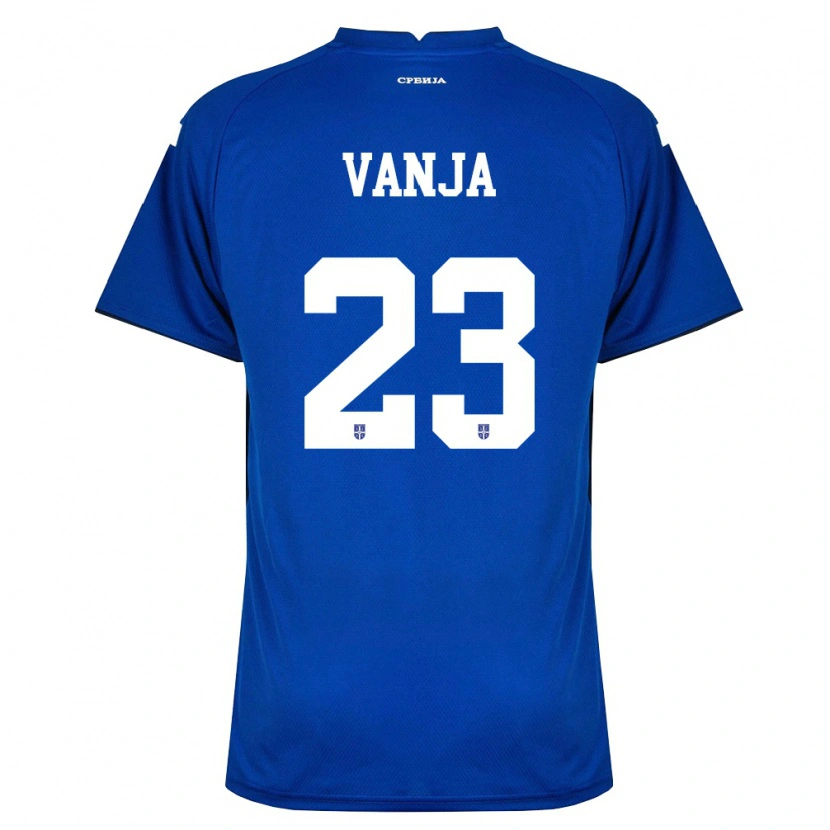 Danxen Mujer Camiseta Serbia Vanja Milinković-Savić #23 Marino Rojo 1ª Equipación 26-28 La Camisa México