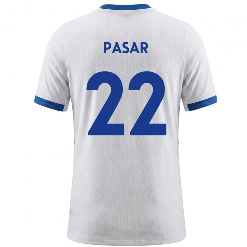 Danxen Mujer Camiseta Eslovenia Melania Pasar #22 Blanco Azul 1ª Equipación 26-28 La Camisa México