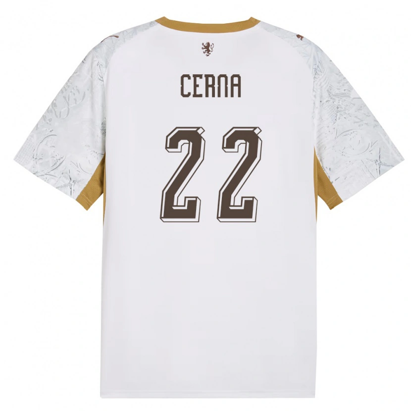 Danxen Mujer Camiseta Chequia Franny Černá #22 Marfil Oro Gris 2ª Equipación 26-28 La Camisa México