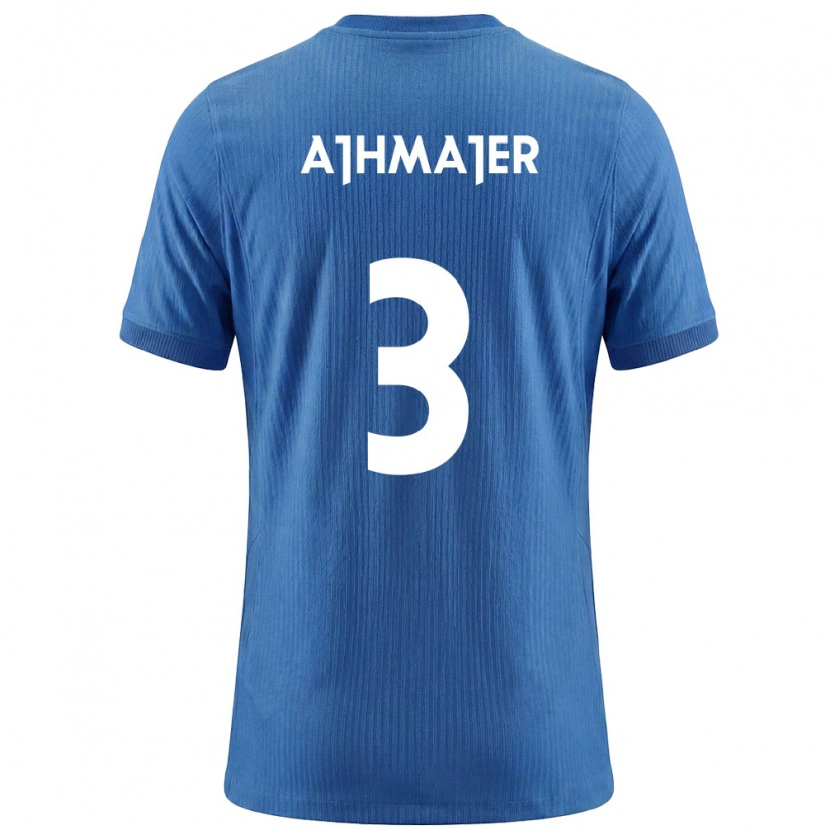 Danxen Mujer Camiseta Eslovenia Nejc Ajhmajer #3 Azul Blanco 2ª Equipación 26-28 La Camisa México