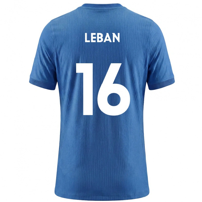 Danxen Mujer Camiseta Eslovenia Zan-Luk Leban #16 Azul Blanco 2ª Equipación 26-28 La Camisa México