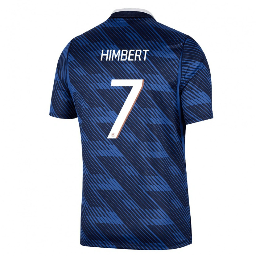 Danxen Niño Camiseta Francia Rémi Himbert #7 Marino Azul Blanco 1ª Equipación 26-28 La Camisa México