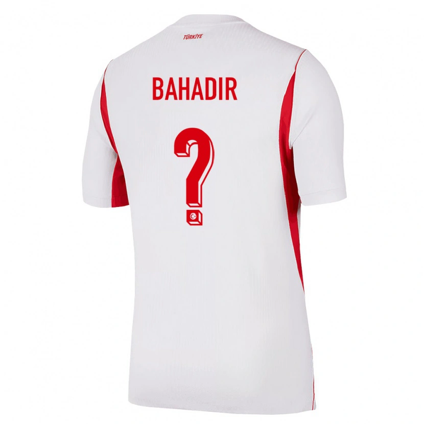 Danxen Niño Camiseta Turquía Arda Bahadir #0 Blanco Rojo Borgoña 2ª Equipación 26-28 La Camisa México
