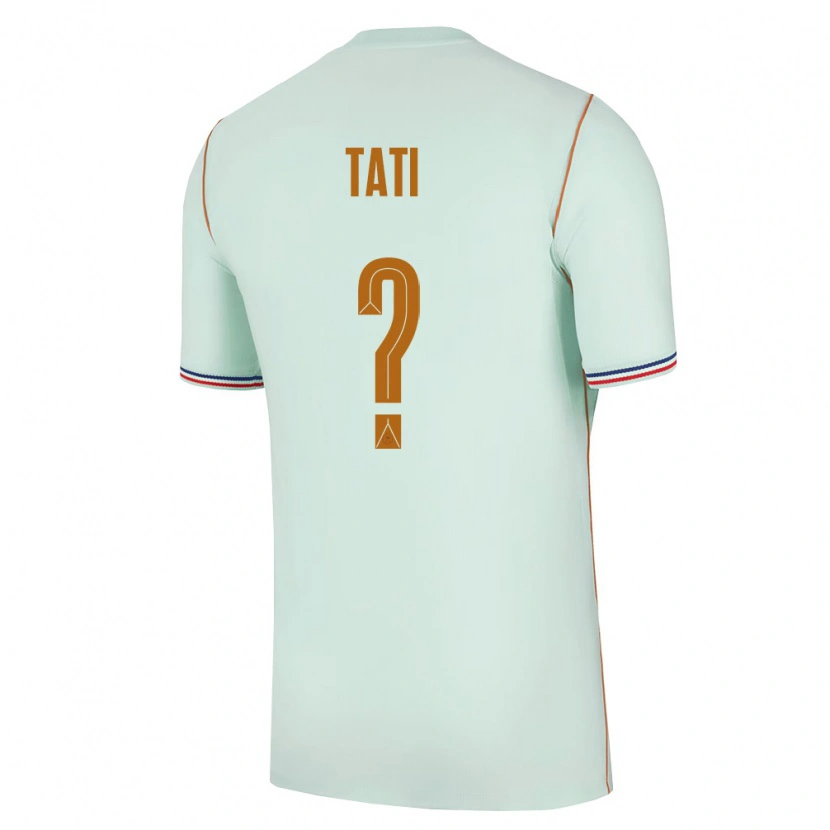 Danxen Niño Camiseta Francia Tylel Tati #0 Verde Oro 2ª Equipación 26-28 La Camisa México