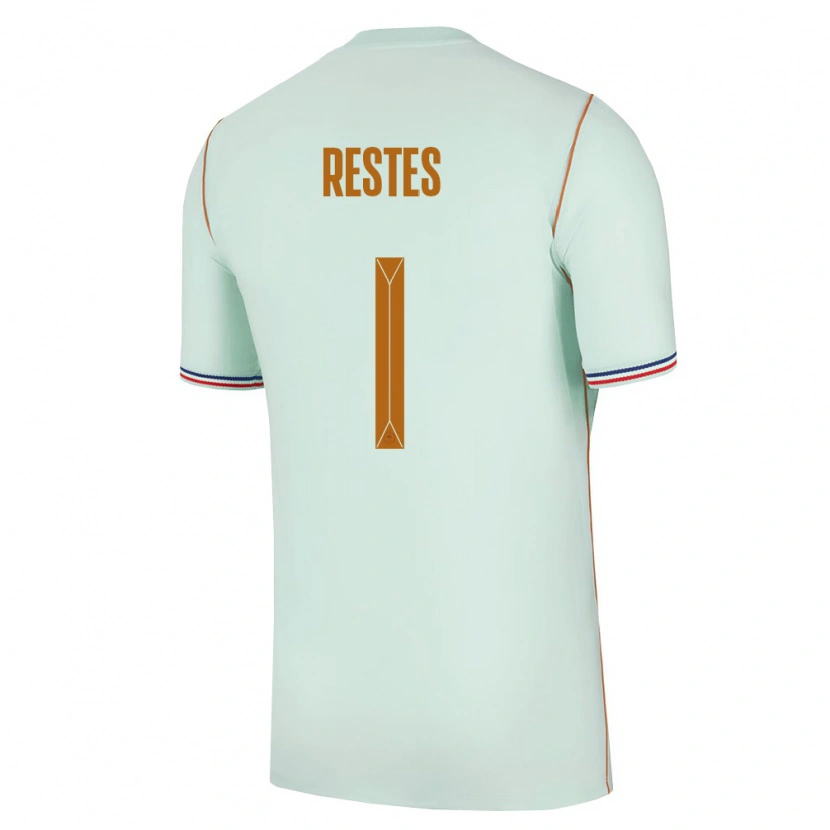 Danxen Niño Camiseta Francia Guillaume Restes #1 Verde Oro 2ª Equipación 26-28 La Camisa México