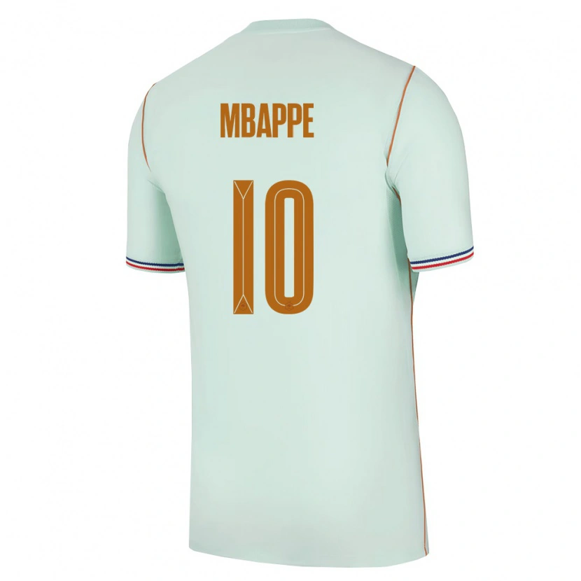 Danxen Niño Camiseta Francia Kylian Mbappé #10 Verde Oro 2ª Equipación 26-28 La Camisa México