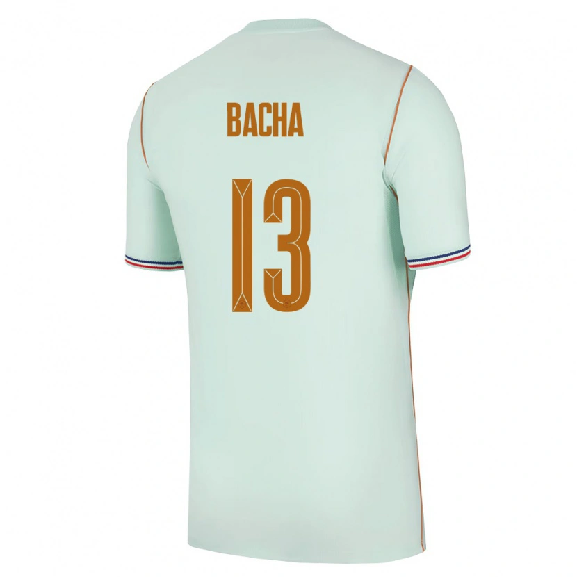 Danxen Niño Camiseta Francia Selma Bacha #13 Verde Oro 2ª Equipación 26-28 La Camisa México