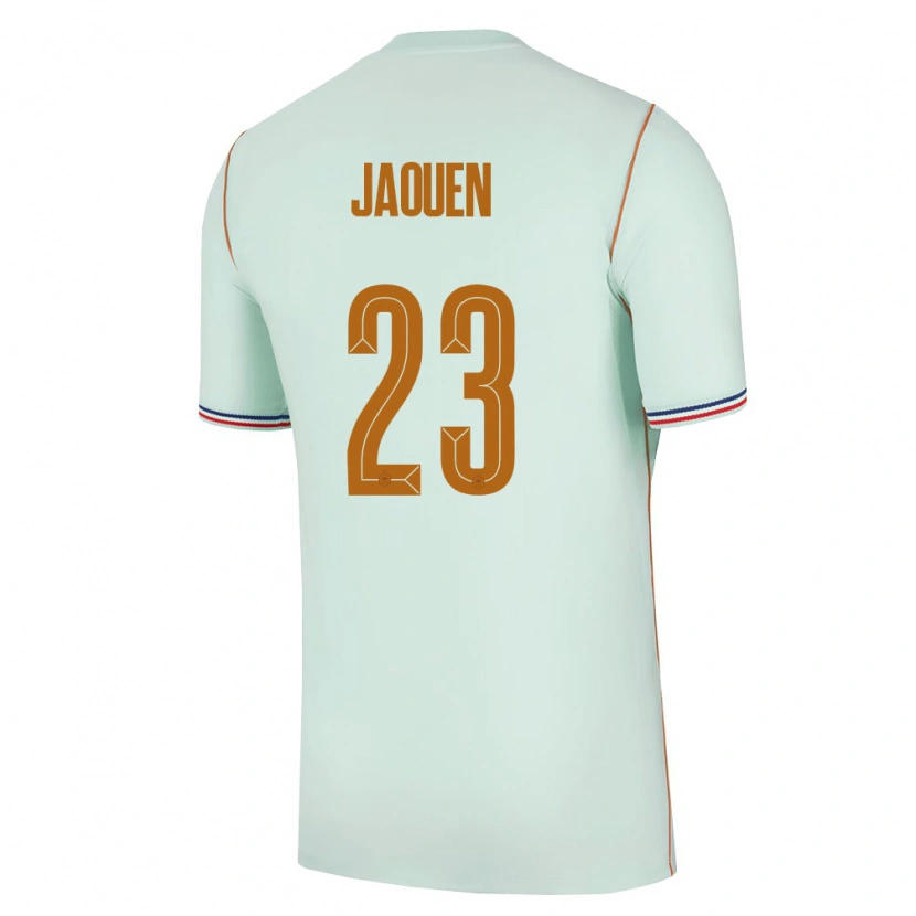 Danxen Niño Camiseta Francia Ewen Jaouen #23 Verde Oro 2ª Equipación 26-28 La Camisa México