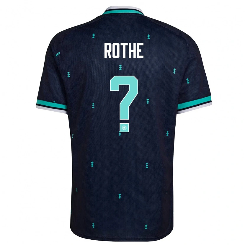 Danxen Niño Camiseta Alemania Tom Rothe #0 Marino Azul Cielo Blanco 2ª Equipación 26-28 La Camisa México