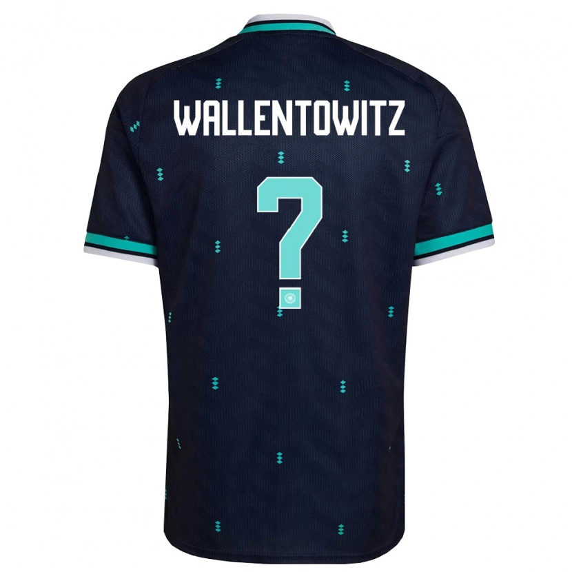 Danxen Niño Camiseta Alemania Mika Wallentowitz #0 Marino Azul Cielo Blanco 2ª Equipación 26-28 La Camisa México