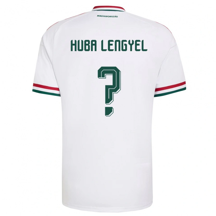 Danxen Niño Camiseta Hungría Huba Lengyel #0 Blanco Rojo Verde 2ª Equipación 26-28 La Camisa México