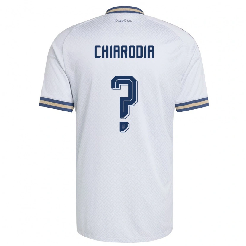 Danxen Niño Camiseta Italia Fabio Chiarodia #0 Marfil Marino Oro 2ª Equipación 26-28 La Camisa México