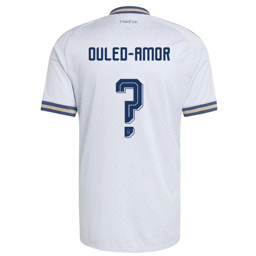 Danxen Niño Camiseta Italia Ghassan Ouled-Amor #0 Marfil Marino Oro 2ª Equipación 26-28 La Camisa México