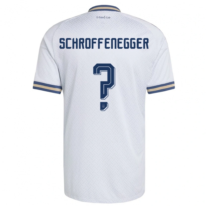 Danxen Niño Camiseta Italia Katja Schroffenegger #0 Marfil Marino Oro 2ª Equipación 26-28 La Camisa México