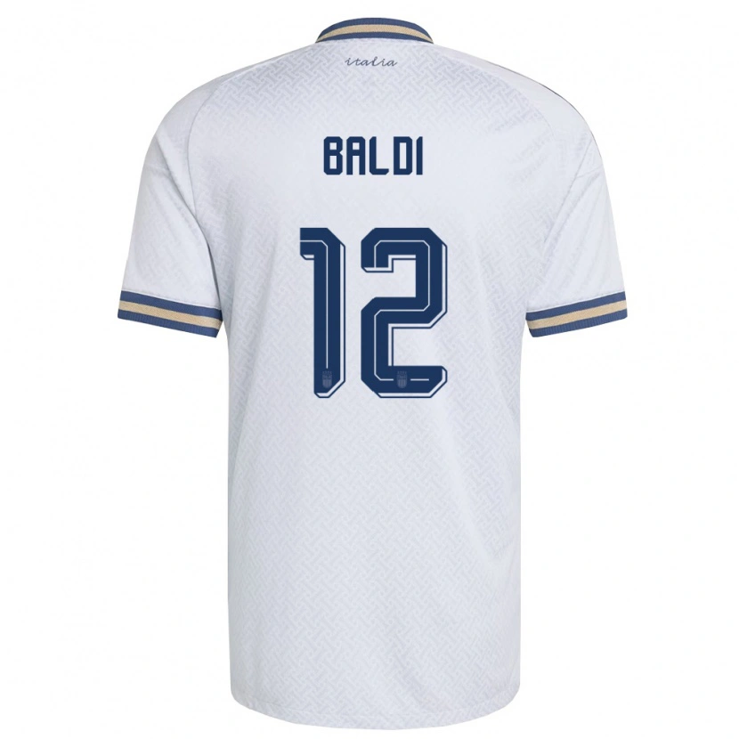 Danxen Niño Camiseta Italia Rachele Baldi #12 Marfil Marino Oro 2ª Equipación 26-28 La Camisa México