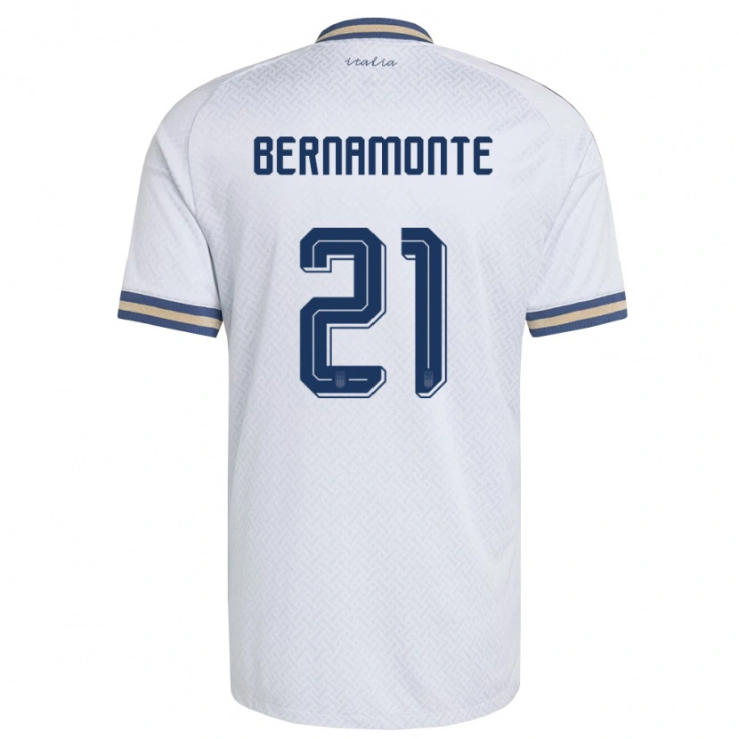 Danxen Niño Camiseta Italia Lorenzo Bernamonte #21 Marfil Marino Oro 2ª Equipación 26-28 La Camisa México
