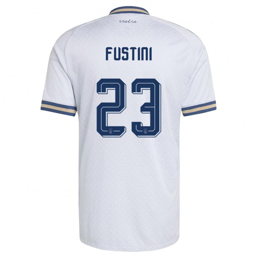 Danxen Niño Camiseta Italia Kevin Fustini #23 Marfil Marino Oro 2ª Equipación 26-28 La Camisa México