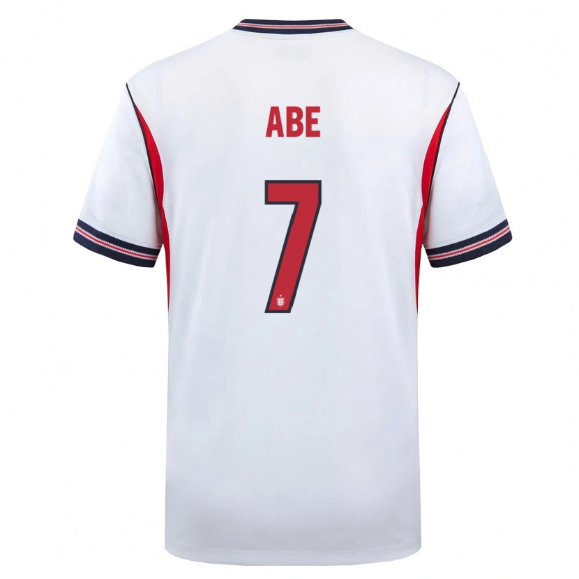 Danxen Hombre Camiseta Inglaterra Joshua Abe #7 Blanco Marino Rojo 1ª Equipación 26-28 La Camisa México