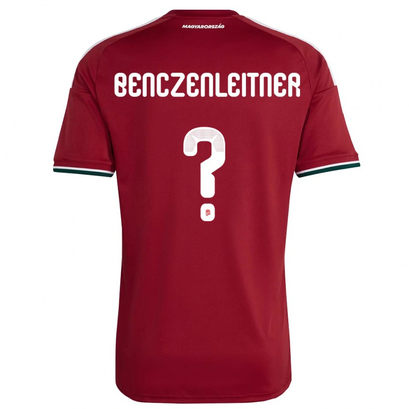 Danxen Hombre Camiseta Hungría Barna Benczenleitner #0 Rojo Blanco Verde 1ª Equipación 26-28 La Camisa México