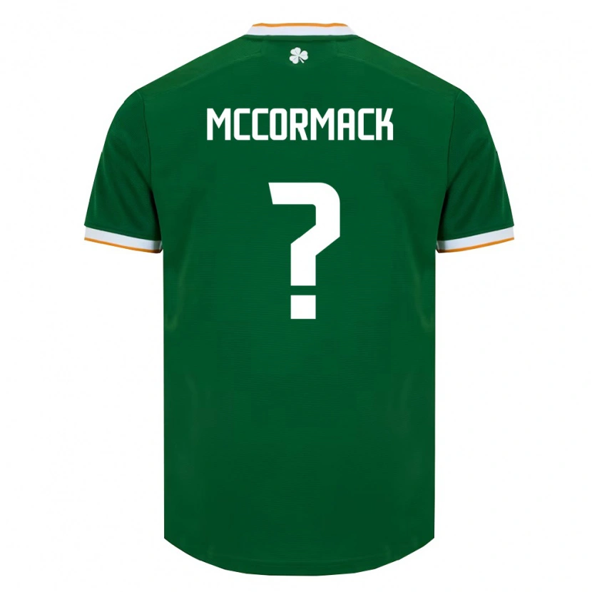 Danxen Hombre Camiseta Irlanda Rafe Mccormack #0 Verde Oscuro Blanco 1ª Equipación 26-28 La Camisa México