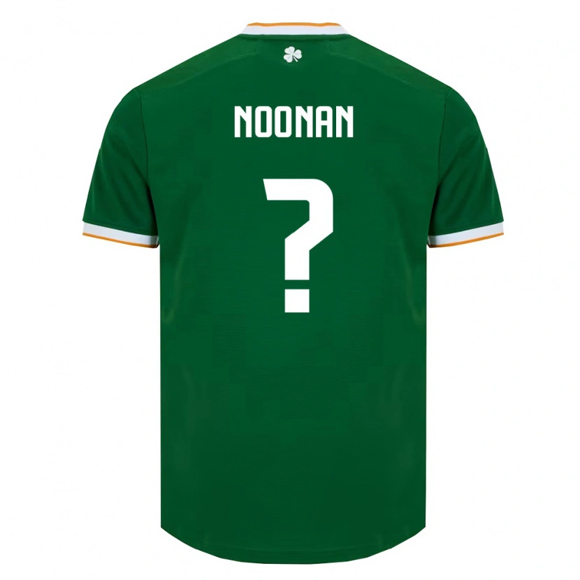 Danxen Hombre Camiseta Irlanda Saoirse Noonan #0 Verde Oscuro Blanco 1ª Equipación 26-28 La Camisa México