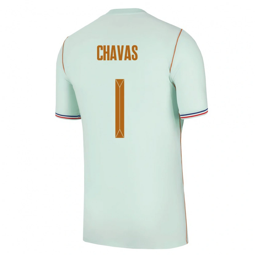 Danxen Hombre Camiseta Francia Mylene Chavas #1 Verde Oro 2ª Equipación 26-28 La Camisa México
