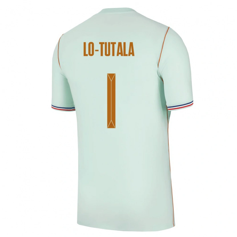 Danxen Hombre Camiseta Francia Thimothee Lo Tutala #1 Verde Oro 2ª Equipación 26-28 La Camisa México
