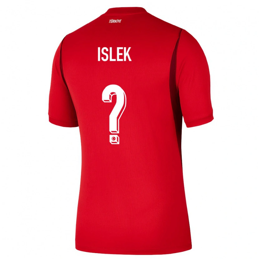 Danxen Mujer Camiseta Turquía Hüseyin İşlek #0 Rojo Borgoña 1ª Equipación 26-28 La Camisa México