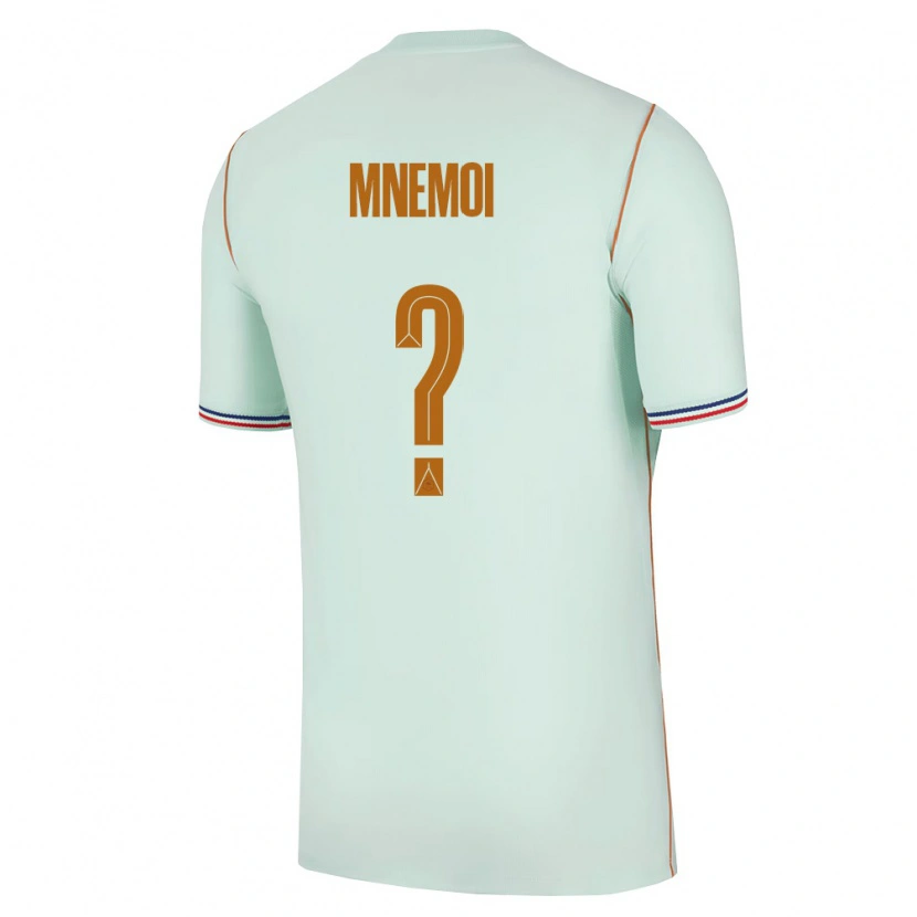 Danxen Mujer Camiseta Francia Naoufan Mnemoi #0 Verde Oro 2ª Equipación 26-28 La Camisa México
