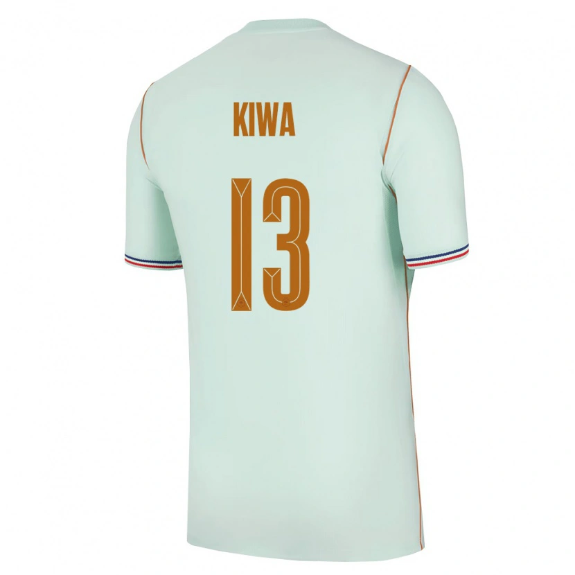 Danxen Mujer Camiseta Francia Bradel Kiwa #13 Verde Oro 2ª Equipación 26-28 La Camisa México