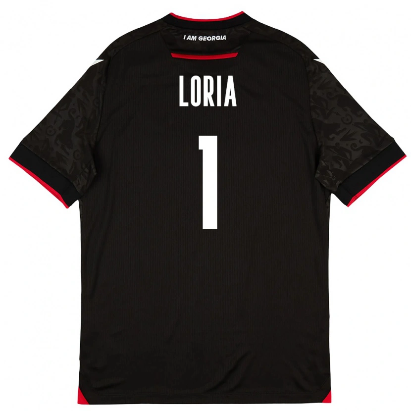 Danxen Mujer Camiseta Georgia Giorgi Loria #1 Negro Blanco Rojo 2ª Equipación 26-28 La Camisa México