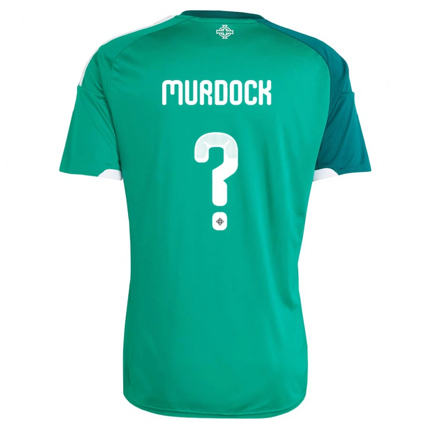 Danxen Niño Camiseta Irlanda Del Norte Freddie Murdock #0 Verde Blanco 1ª Equipación 26-28 La Camisa México