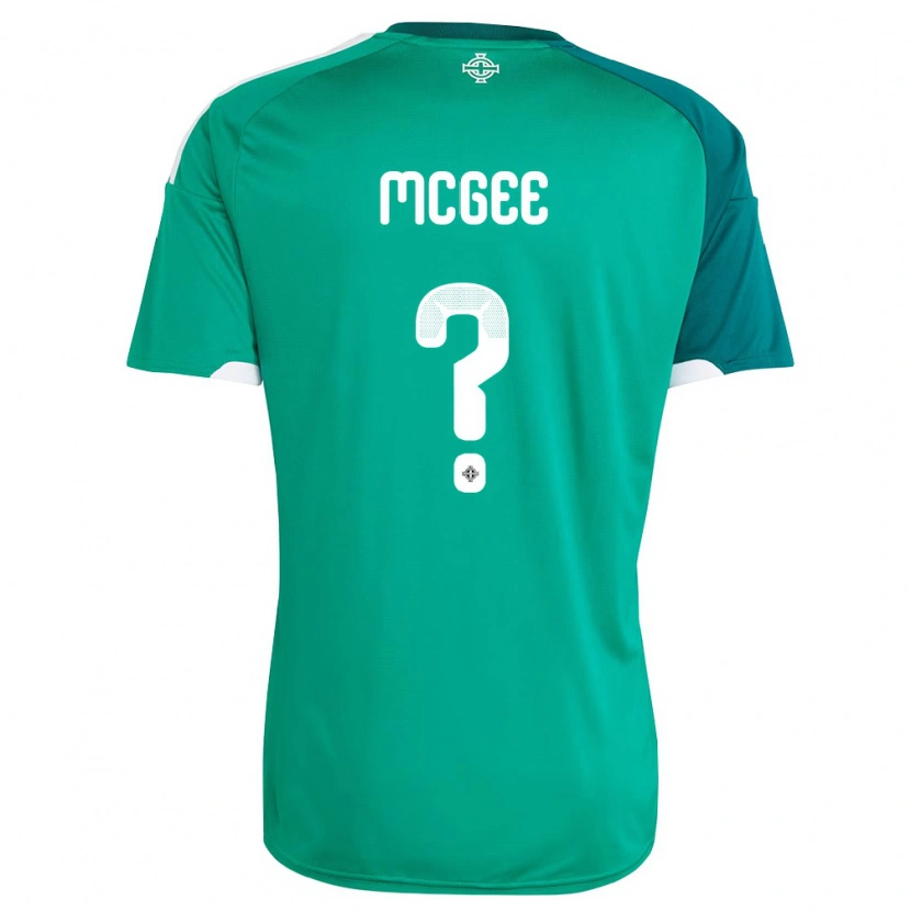 Danxen Niño Camiseta Irlanda Del Norte Ethan Mcgee #0 Verde Blanco 1ª Equipación 26-28 La Camisa México