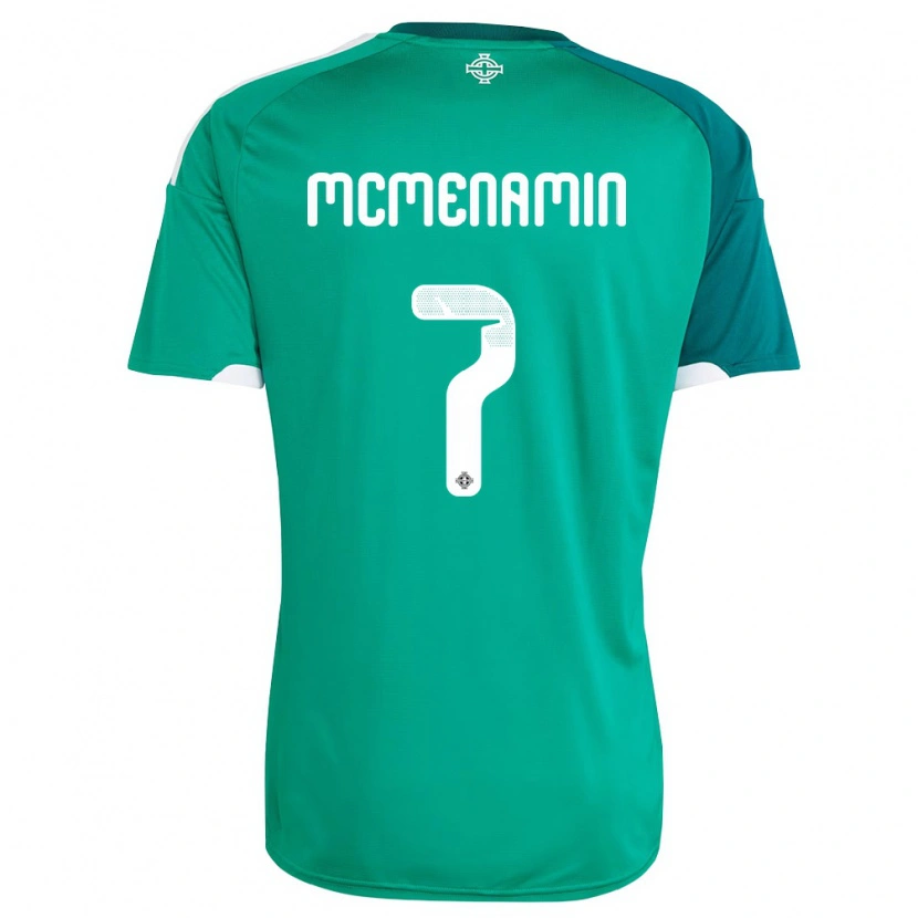 Danxen Niño Camiseta Irlanda Del Norte Conor Mcmenamin #7 Verde Blanco 1ª Equipación 26-28 La Camisa México