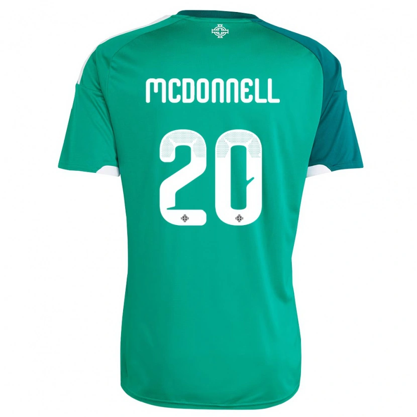 Danxen Niño Camiseta Irlanda Del Norte Jamie Mcdonnell #20 Verde Blanco 1ª Equipación 26-28 La Camisa México