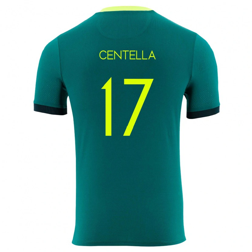 Danxen Niño Camiseta Bolivia Guilmar Centella #17 Verde Amarillo Negro 1ª Equipación 26-28 La Camisa México
