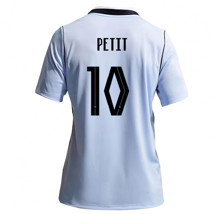 Danxen Niño Camiseta Uruguay Gonzalo Petit #10 Azul Cielo Blanco 1ª Equipación 26-28 La Camisa México