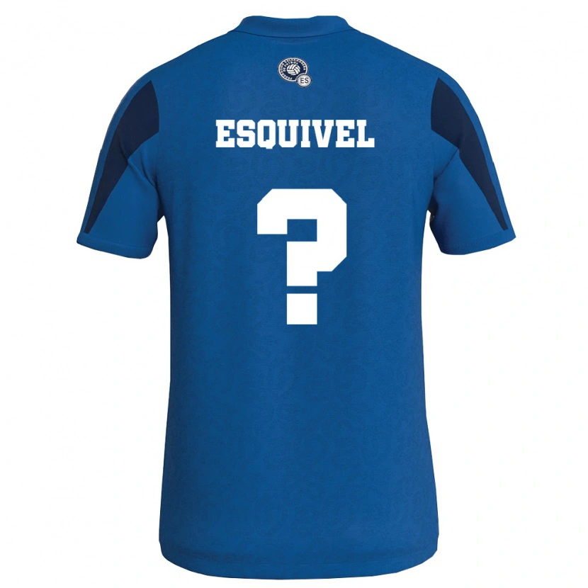 Danxen Niño Camiseta El Salvador Alfredo Esquivel #0 Azul Marino 1ª Equipación 26-28 La Camisa México