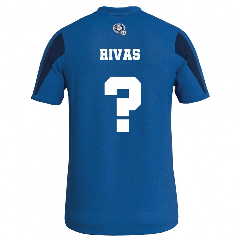 Danxen Niño Camiseta El Salvador Joseline Rivas #0 Azul Marino 1ª Equipación 26-28 La Camisa México