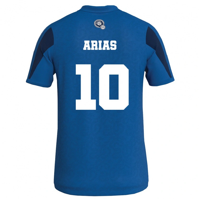 Danxen Niño Camiseta El Salvador Cristopher Arias #10 Azul Marino 1ª Equipación 26-28 La Camisa México