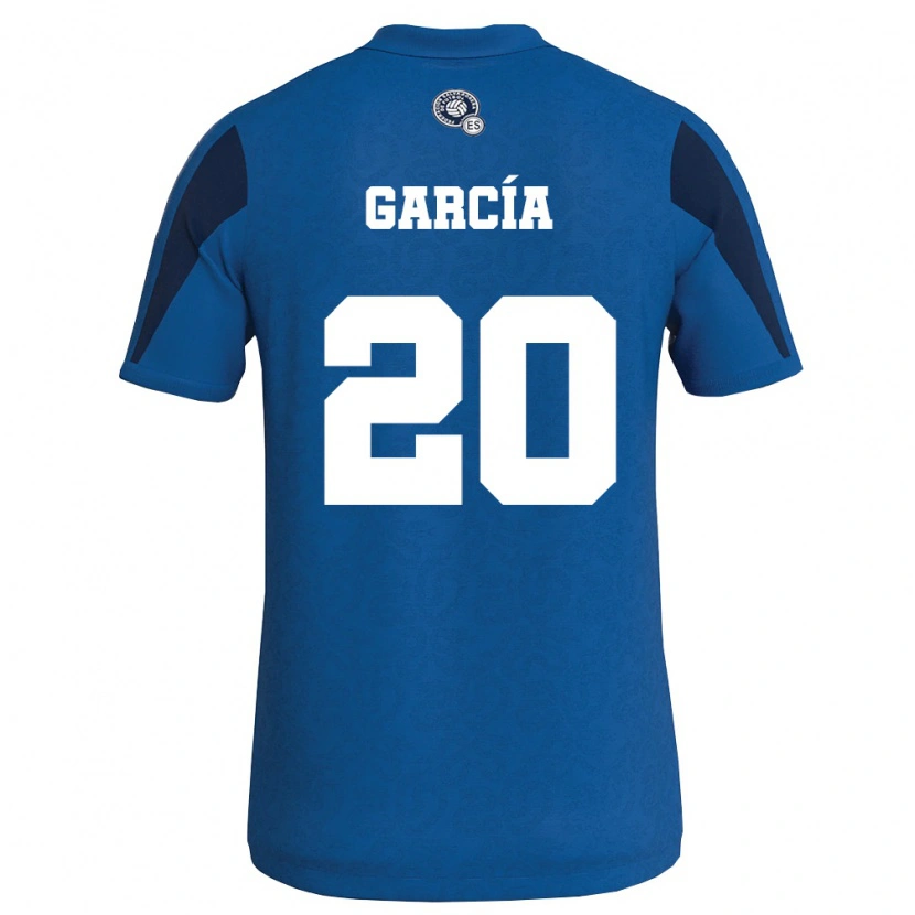 Danxen Niño Camiseta El Salvador Kevin García #20 Azul Marino 1ª Equipación 26-28 La Camisa México