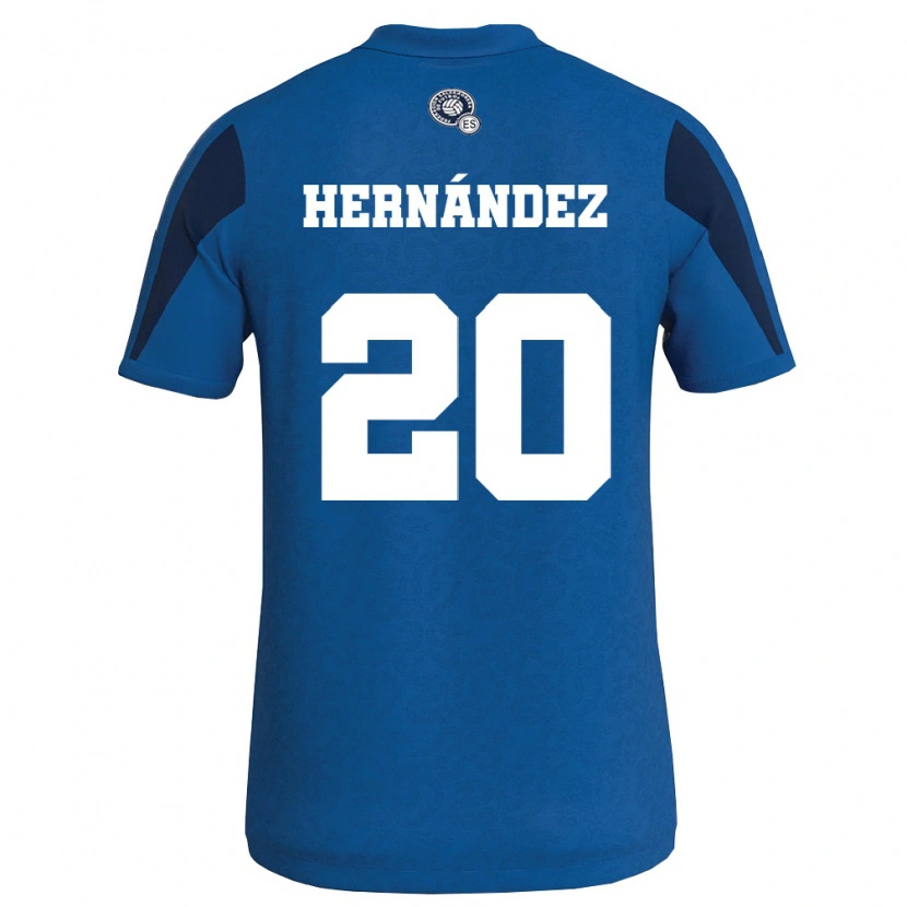 Danxen Niño Camiseta El Salvador Roberto Hernández #20 Azul Marino 1ª Equipación 26-28 La Camisa México