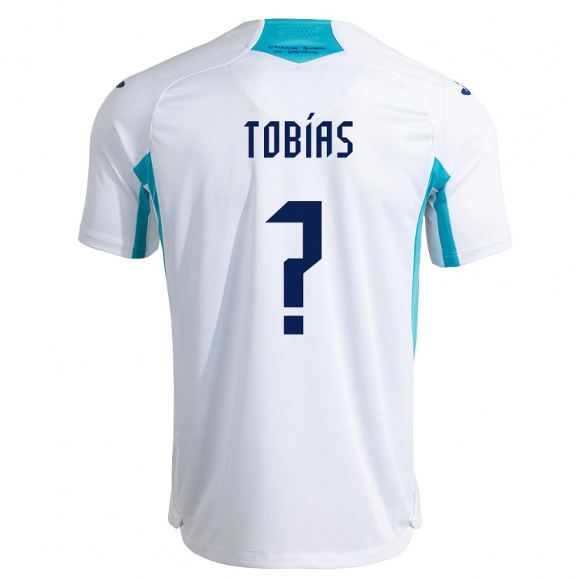 Danxen Niño Camiseta Honduras Débora Tobías #0 Blanco Azul Azul Cielo 1ª Equipación 26-28 La Camisa México