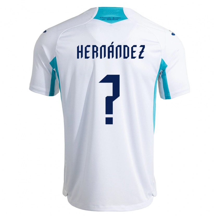 Danxen Niño Camiseta Honduras Riccy Hernández #0 Blanco Azul Azul Cielo 1ª Equipación 26-28 La Camisa México