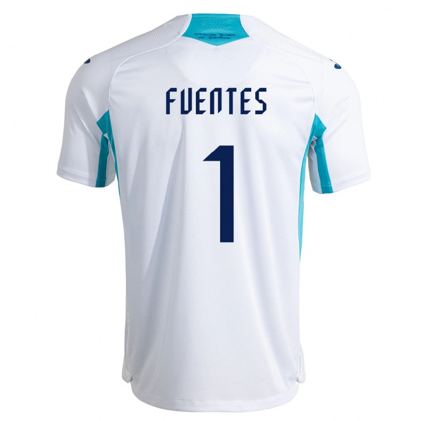 Danxen Niño Camiseta Honduras Eliezer Fuentes #1 Blanco Azul Azul Cielo 1ª Equipación 26-28 La Camisa México